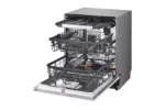 ⁦غسالة صحون إل جي ™QuadWash بتصميم مدمج إعداد المكان 14، تقنية EasyRack™ Plus، محرك الدفع المباشر، تقنية ThinQ⁩ - الصورة ⁦6⁩